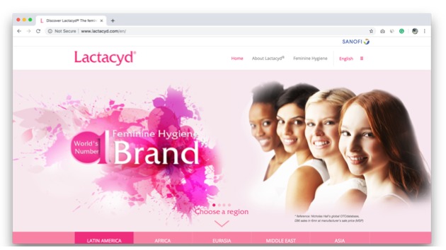 Lactacyd Global Website